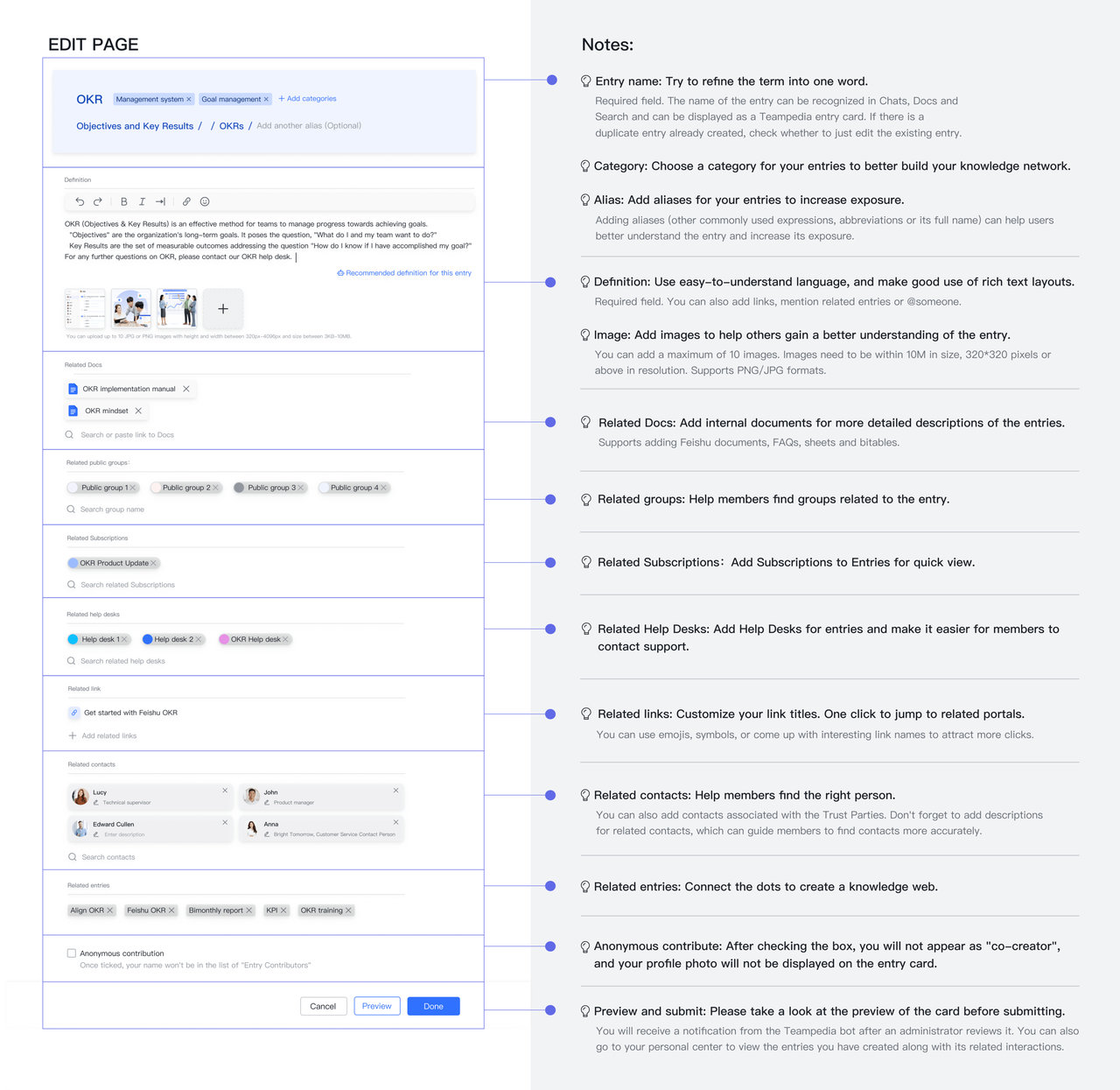 giao diện chỉnh sửa lark lingo
